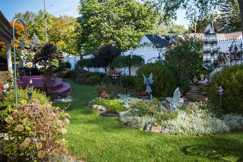 Custom residential landscape project by ABC Lawn Care of Michigan